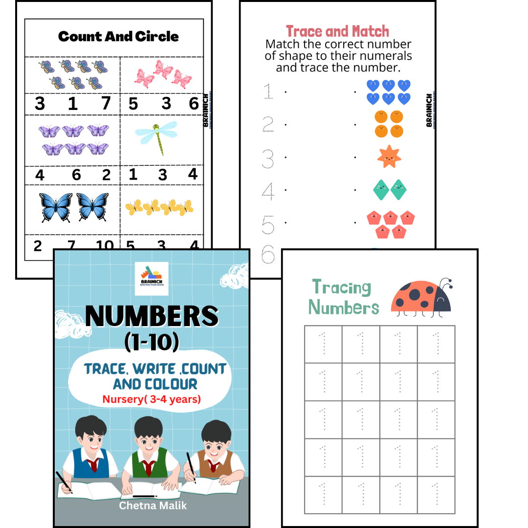 Numbers Book for Nursery (Ages 3–4 Years) - Image 3