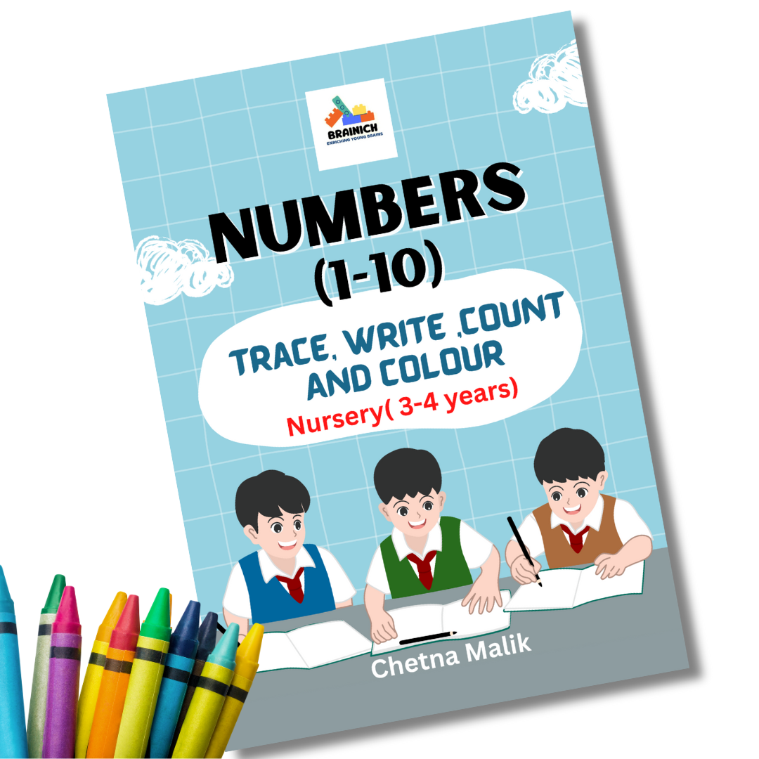 Numbers Book for Nursery (Ages 3–4 Years)